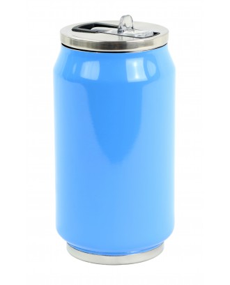 Cutie izoterma cu pai, 280ml, model blue azur - YOKO DESIGN